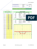 Properties of Section Described by Nodes Coordinates