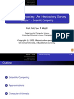 Scientific Computing: An Introductory Survey