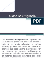 Clase Multigrado