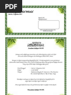 Contoh undangan tasyakuran