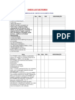 Checklist de PCMSO para contratados Petrobras