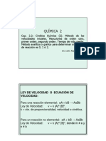 Clase Cap 2.2 Cinetica Quimica 2- Ordenes Hasta Colisones y Arrhenius