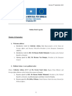 Outline Draft Agenda - Somalia New Deal Conference - v6 September - 0 PDF