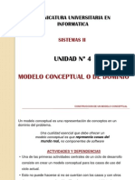 Unidad 4 - Modelo Conceptual