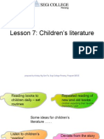 Lesson 7 Children's Literature