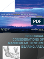 Biological Consideration of Mandibula Denture I (1)