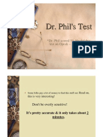 Dr Phil Test