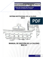 Manual de Gestión de La Calidad MGC-01