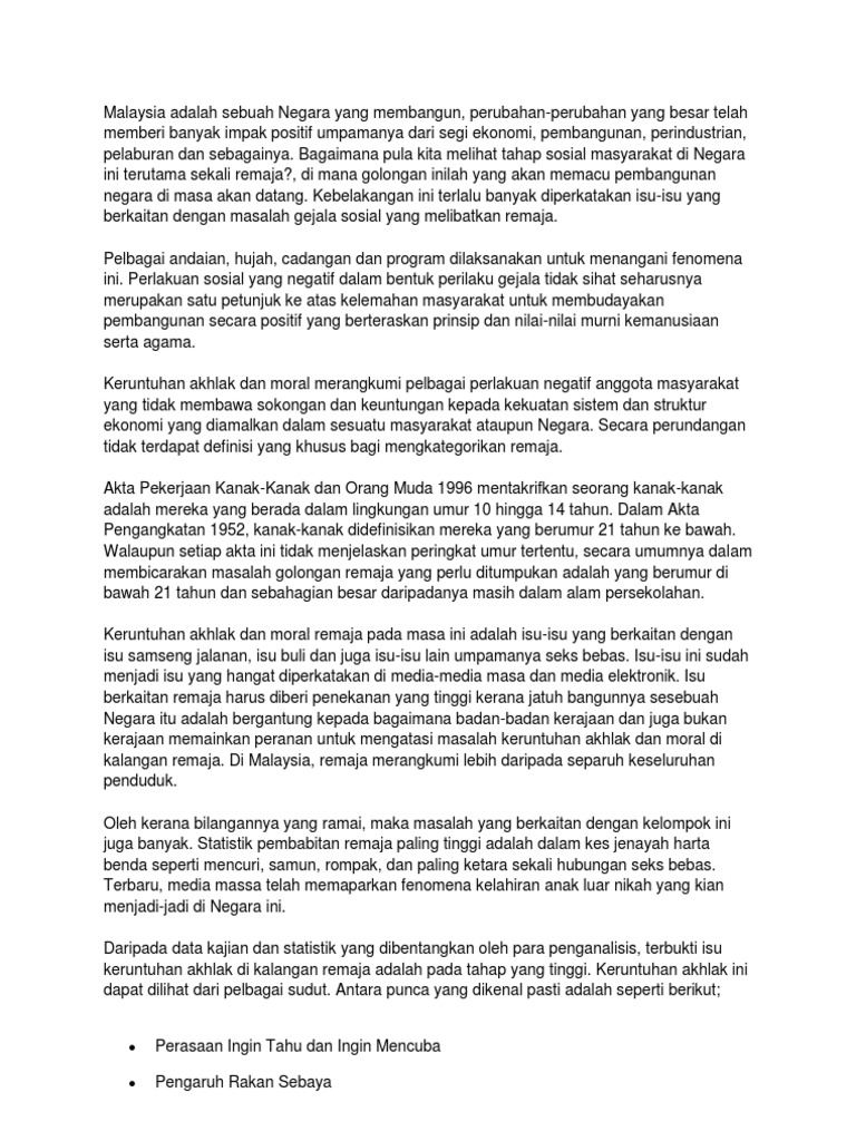 Malaysia Adalah Sebuah Negara Yang Membangun Pdf
