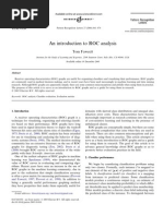 An Introduction To ROC Analysis