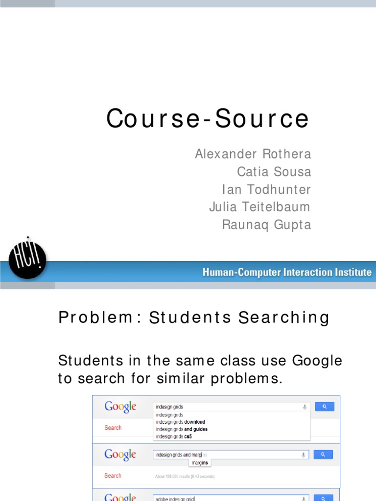 Course-Sourcing for Student Search | PDF | Self-Improvement