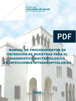 Manual Obtencion Muestras Diagnostico Bacteriologico Infeciones Intrahospitalarias