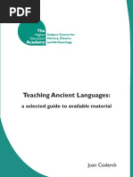Download Teaching Ancient Languages by mararv SN166646012 doc pdf