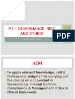 P1 - Governance, Risk and Ethics