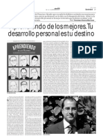 Reseña de "Aprendiendo de Los Mejores" en El Diario Wadi-As