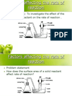 1.3 Rate of Reaction(1.2c)