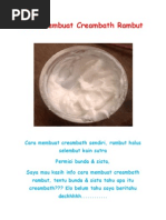 Download Cara Membuat Creambath Rambut by mataharicourse SN166660314 doc pdf