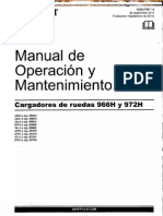 Manual Operacion Mantenimiento Cargador 966h 972h Caterpillar