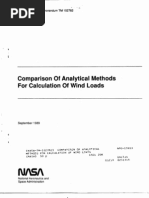 Comparison of Analytical Methods For Calculation of Wind Loads