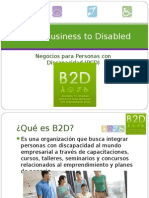 PRESENTACION B2D Business to Disabled