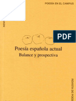 Poesía Española Actual - Ebook PDF