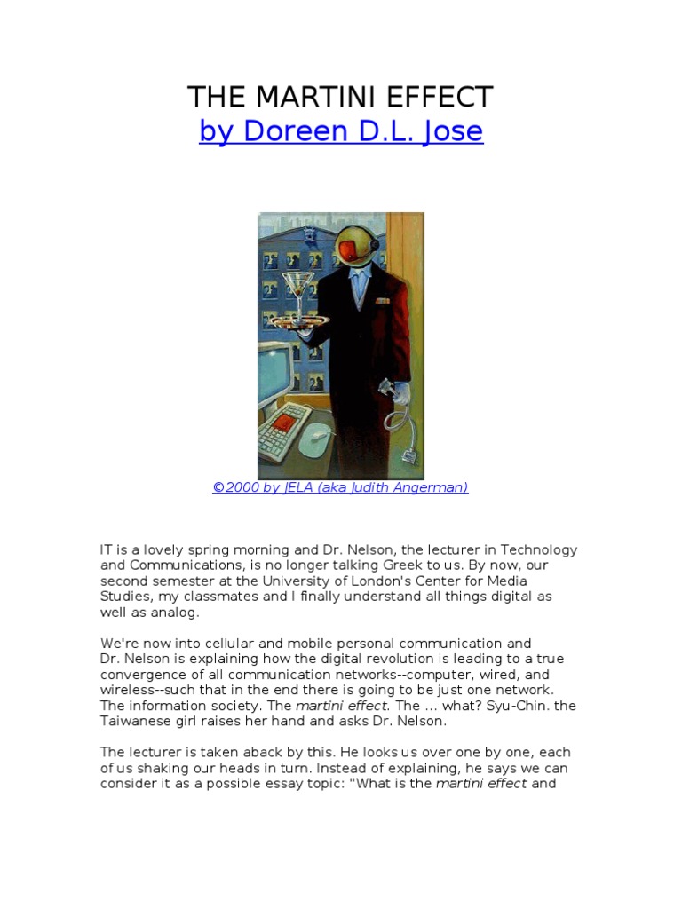 The Martini Effect PDF Mobile Phones