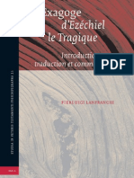 Studia in Veteris Testamenti Pseudepigrapha 21 Pierluigi Lanfranchi L Exagoge D Ezechiel Le Tragique Introduction Texte Traduction Et Commentair