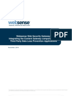 Websense Web Security Gateway DLP ICAP Integration