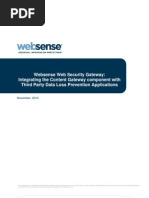 Websense Web Security Gateway DLP ICAP Integration