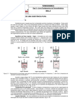 Termodinâmica - Propriedades de Substâncias Puras