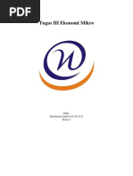 Download Tugas III Ekonomi Mikro by match stugar SN166674689 doc pdf