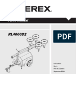 Terex Genie RL4000 Parts Manual PDF