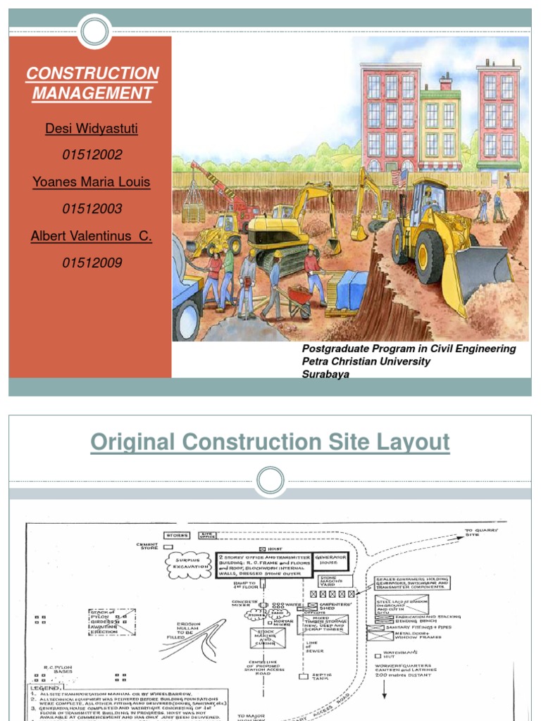 Construction Site Layout Analysis | PDF