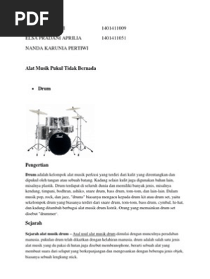 Drum Segitiga Drum Dan Ketiping Adalah Contoh Studi Indonesia