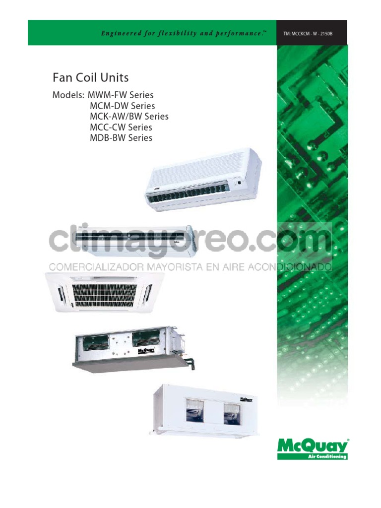 McQuay fan coil units Air Conditioning Altitude