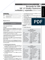 NIC27 Estados financieros consolidados