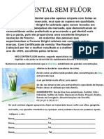 GEL DENTAL SEM FLÚOR 1