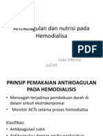 Antikoagulan Dan Nutrisi HD