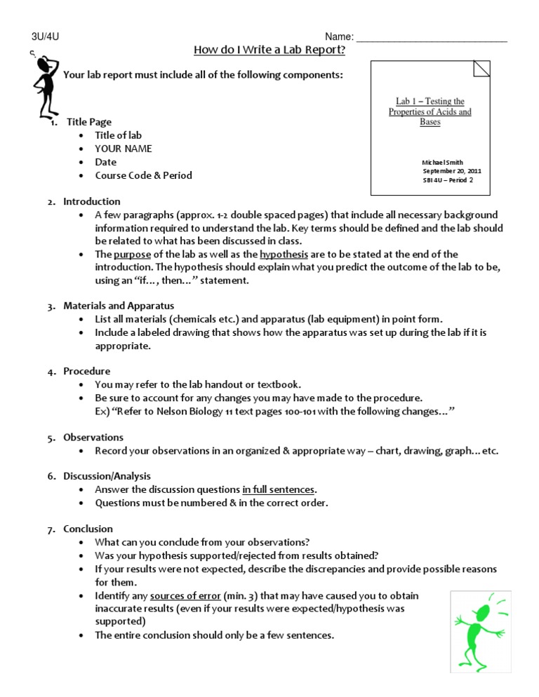 Comprehensive Lab Report Guide | PDF | Computers