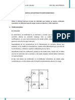 Simulación puente rectificador monofásico