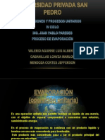 Evaporación industrial: concentración de soluciones