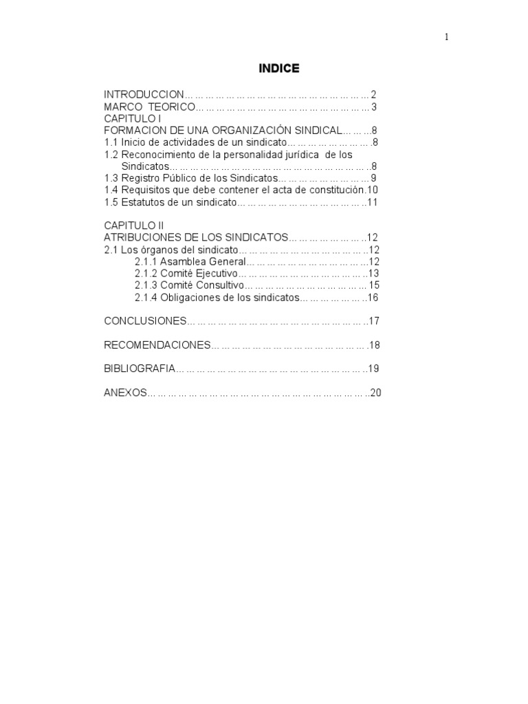 Requisitos para Formar Un Sindicato | PDF | Derecho laboral | Sindicato