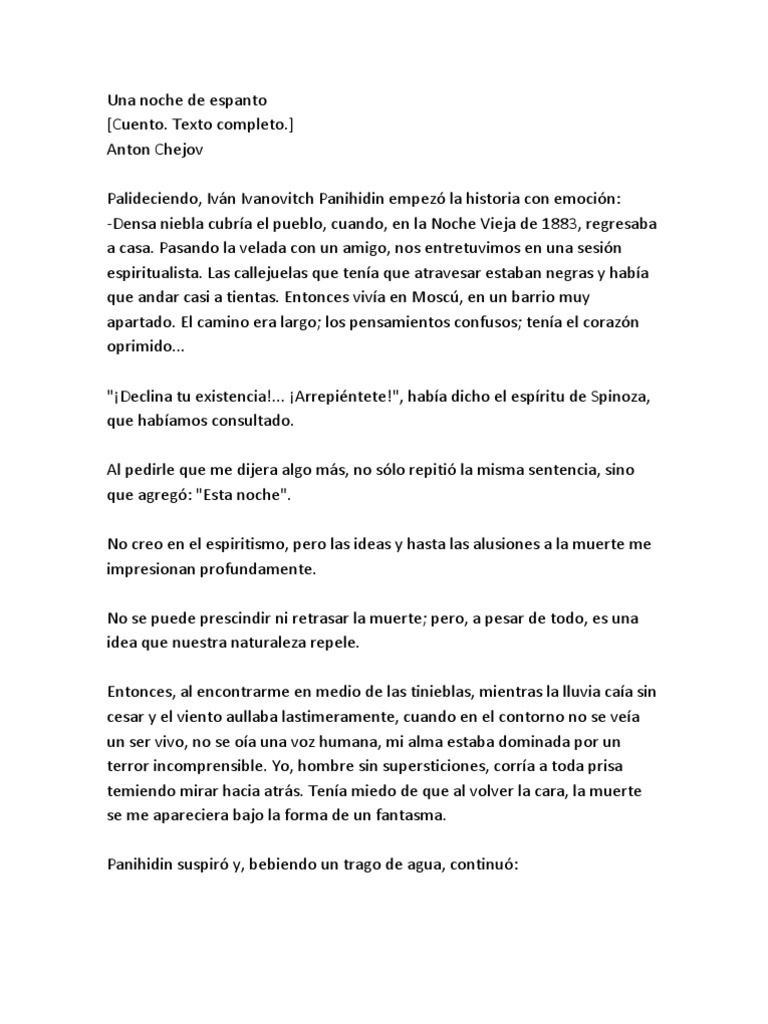 Una Noche de Espanto | PDF