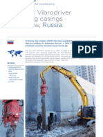 ERKE Group, Vibratoy Hammer PTC 13PH Excavator Mounted Extracting Casings Russia