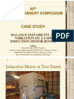 Balance Instability of Tested Motor