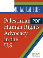 Legal and Tactical Guide Palestinian Human Rights Advocacy in The U.S.