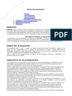 Manual Del Presupuesto