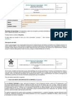 Planificacion - TALLER SEMANA 1 PDF