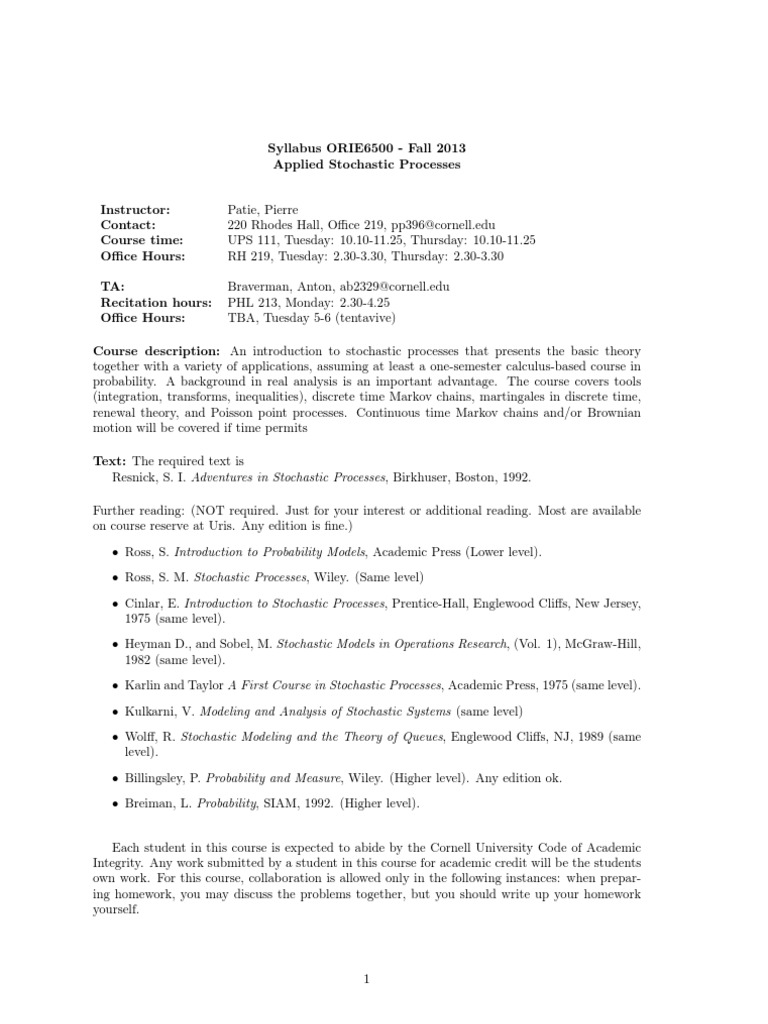 Stochastic process for dummies image