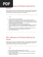 Download Dictionary of Chinese Martial Art Terms by SophSpoken SN166798681 doc pdf